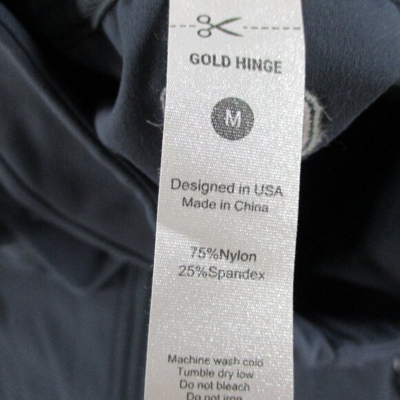 Gold Hinge Strydeform Jacket Womens Medium Blue Bluewash Athletic Track Full Zip - Picture 6 of 10